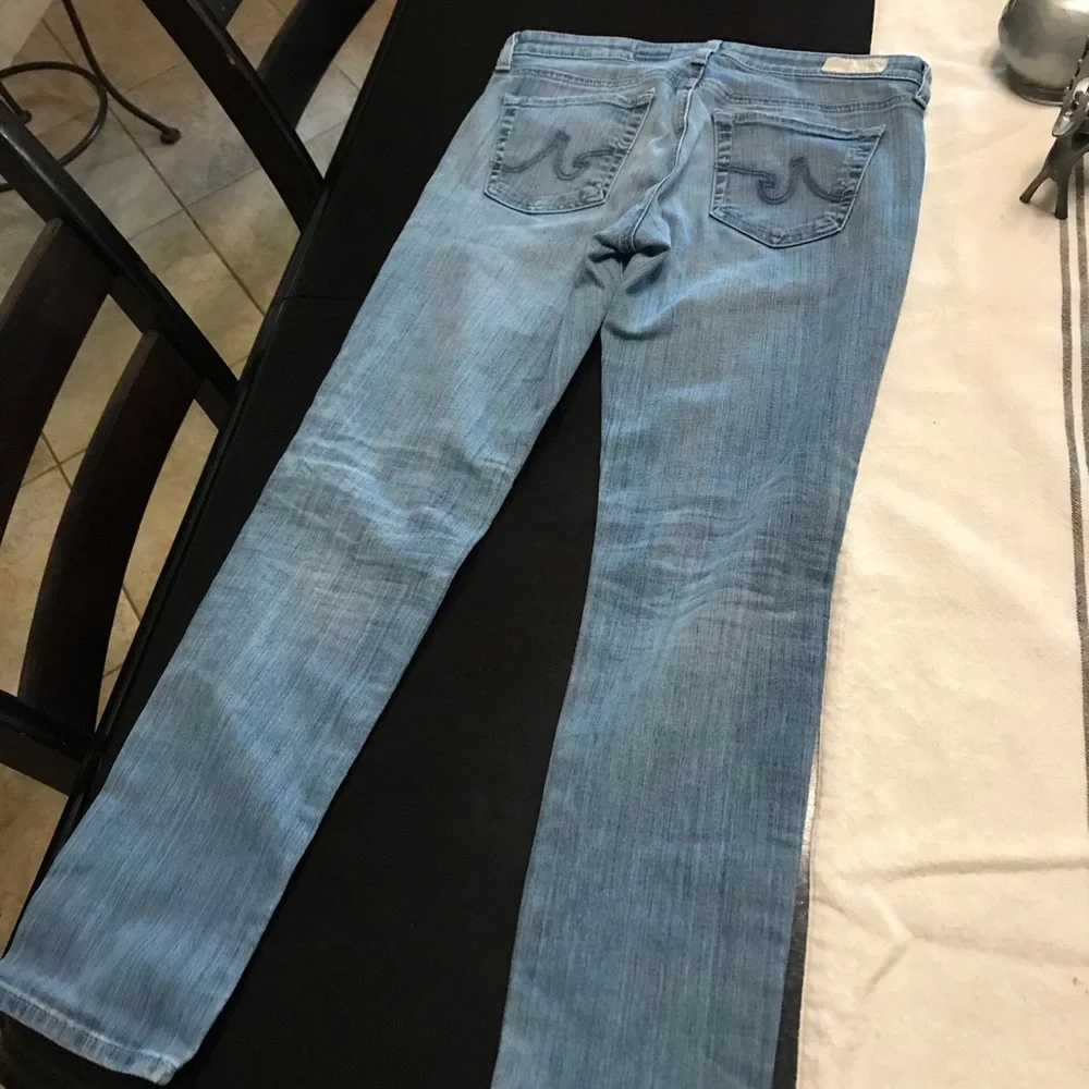 AG Adriano Goldschmied jeans 26r 26 distress STEVIE ANKLE slim straight - Picture 4 of 12